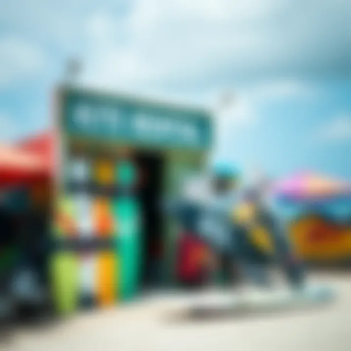 Gear Rental Options at Kite Beach Kiteboarding gear rental shop near Kite Beach