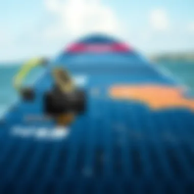 Essential Maintenance for Longevity Illustration of carbon kiteboard maintenance tips and practices.