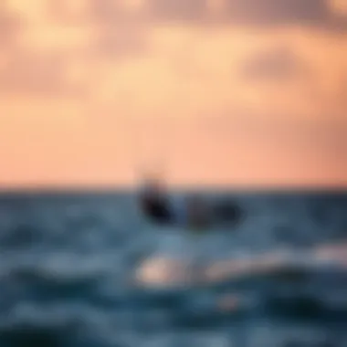 Mastering Advanced Kiteboarding Techniques Advanced kiteboarding technique in action