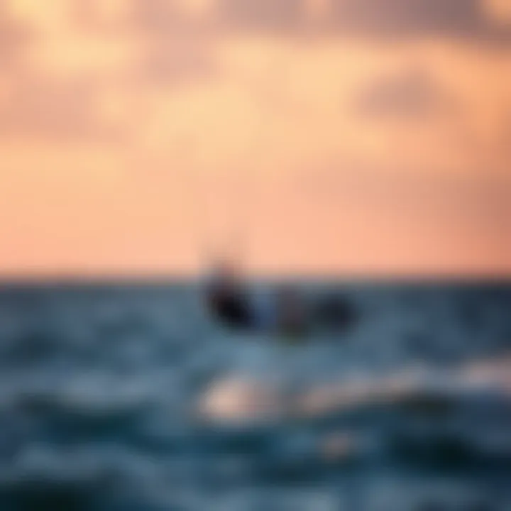 Mastering Advanced Kiteboarding Techniques Advanced kiteboarding technique in action