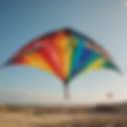 A vibrant array of kites showcasing different designs and colors.