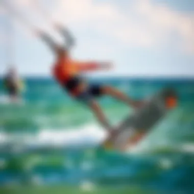 Advanced Riding Techniques with Foil Boards Rider demonstrating advanced kitesurf foil techniques