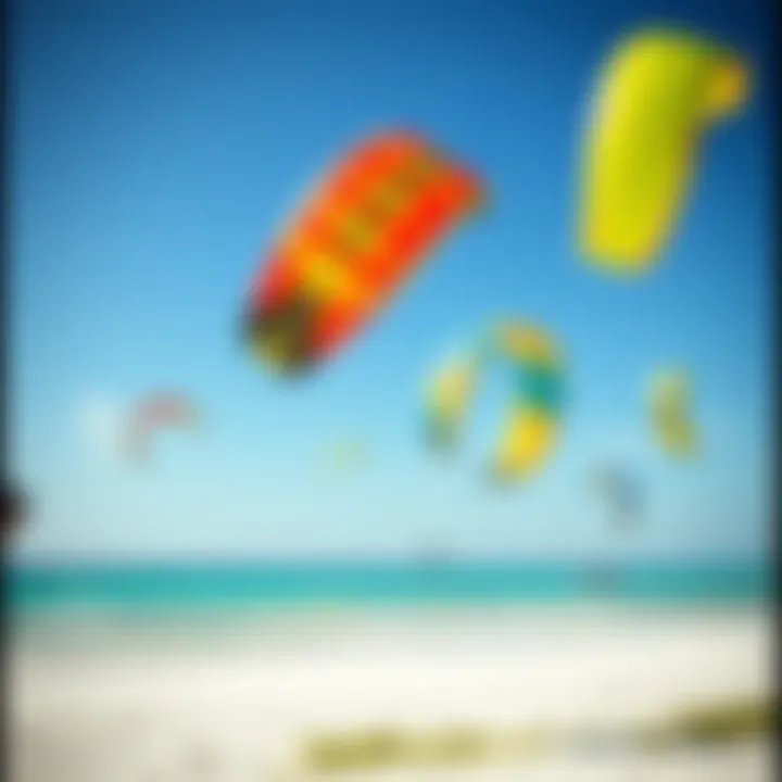 Colorful Kites Over Sarasota Beach Colorful kites flying over Sarasota's pristine beach