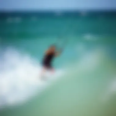 Thrilling Kitesurfing Adventure in Portugal Kitesurfing action on the waves of Portugal