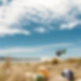 A picturesque view of Lake Whitney under a clear sky, ideal for kiteboarding.