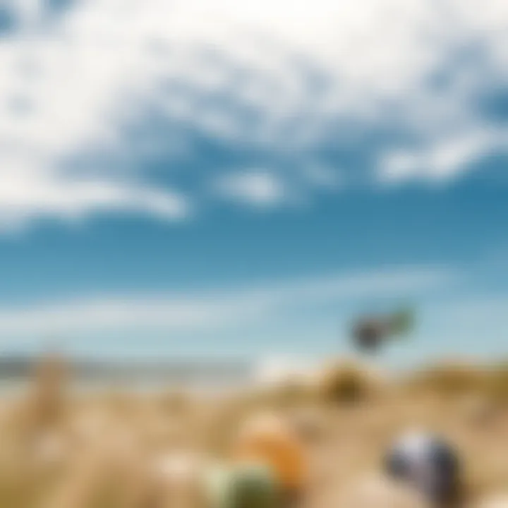 A picturesque view of Lake Whitney under a clear sky, ideal for kiteboarding.