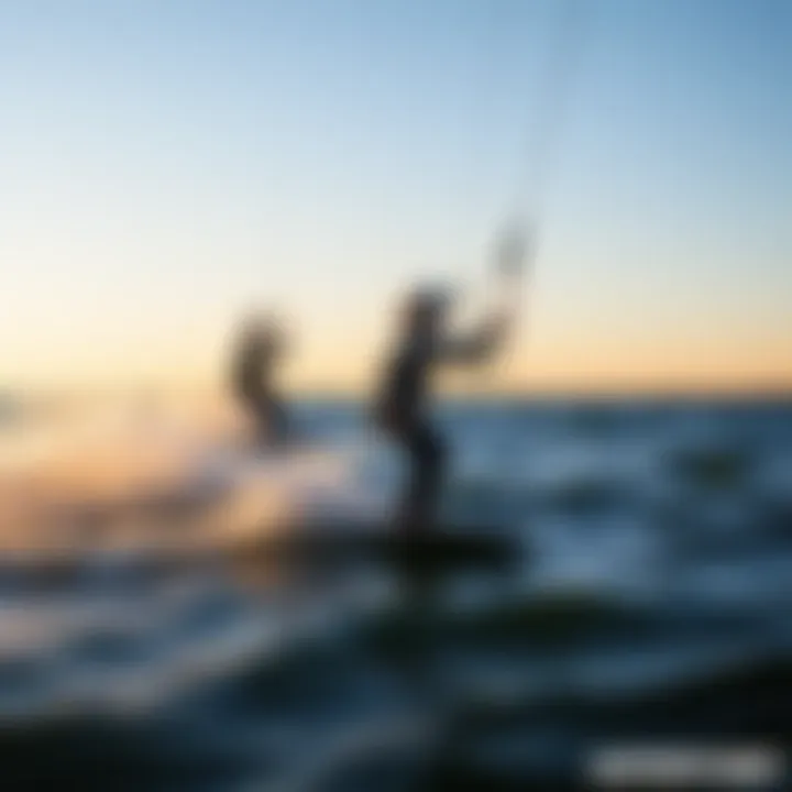 Seasonal changes at Lake Whitney, highlighting different kiteboarding conditions.