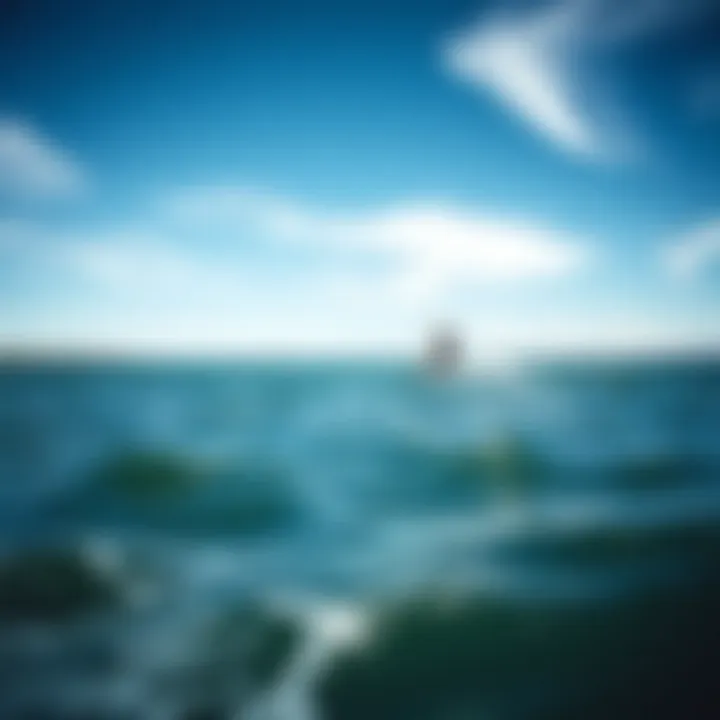 Wind patterns over Lake Whitney, showcasing optimal kiteboarding conditions.