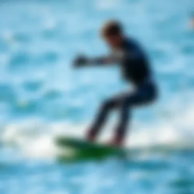 Rider Performance with Liquid Force Bindings Dynamic action shot of a rider using liquid force bindings on water