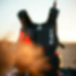 Detailed view of Liquid Force CGA vest showing design features