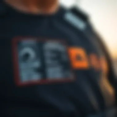 Safety Standards of the Liquid Force CGA Vest Close-up of safety standards label on Liquid Force CGA vest