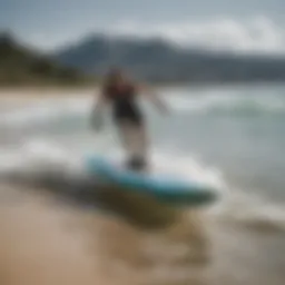 Innovative design of the Litewave kiteboard showcasing unique shapes