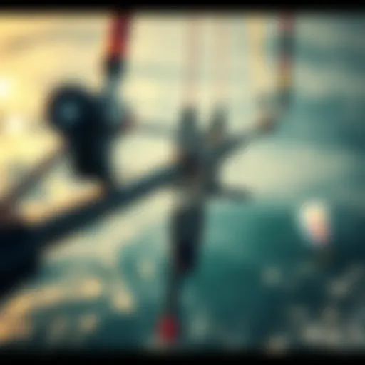 Detailed view of the Naish bar highlighting its innovative design.