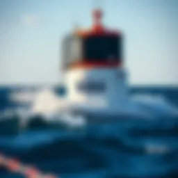 A NOAA buoy collecting oceanic data