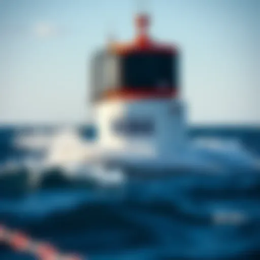 NOAA Buoy in Action A NOAA buoy collecting oceanic data