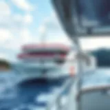 Ferry departing from St. Maarten