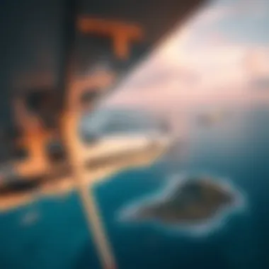 Small aircraft flying above Anguilla