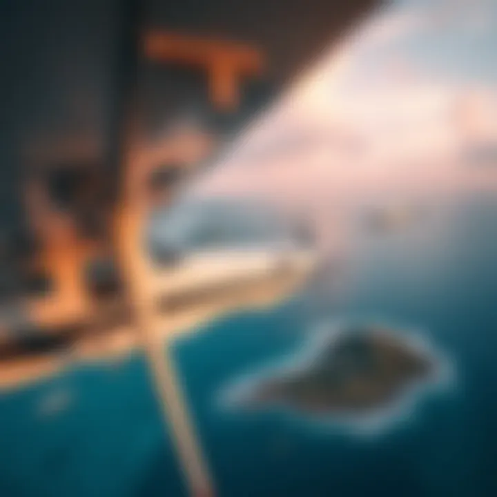 Small aircraft flying above Anguilla