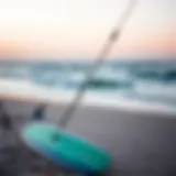 Patagonia Yulex kiteboarding gear on the beach