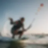 Dynamic wind patterns influencing kiteboarding