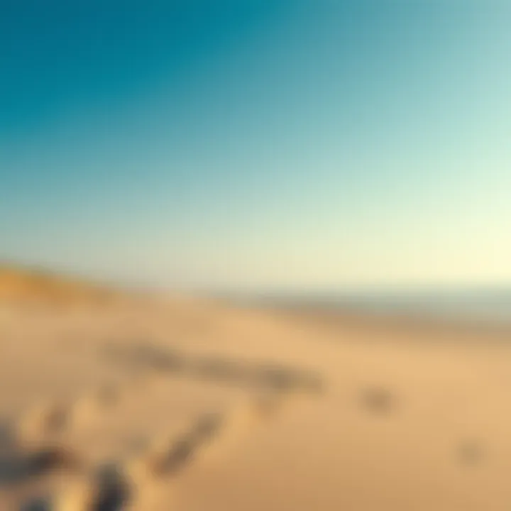 The peaceful sandy beaches of Sankt Peter Ording, highlighting the ideal settings for kiteboarding enthusiasts.