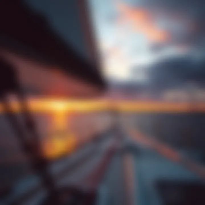 Spectacular sunset over San Francisco Bay