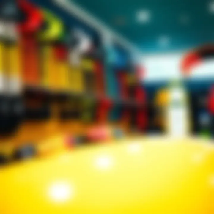 Slingshot Gear Rental Shop A rental shop displaying various slingshot gear