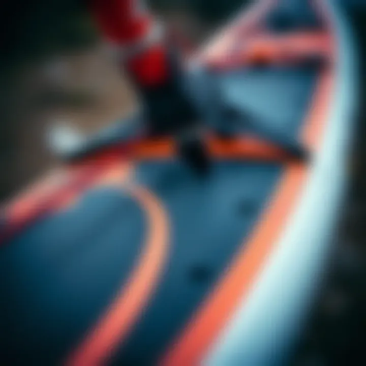 Close-up of Takuma eFoil construction