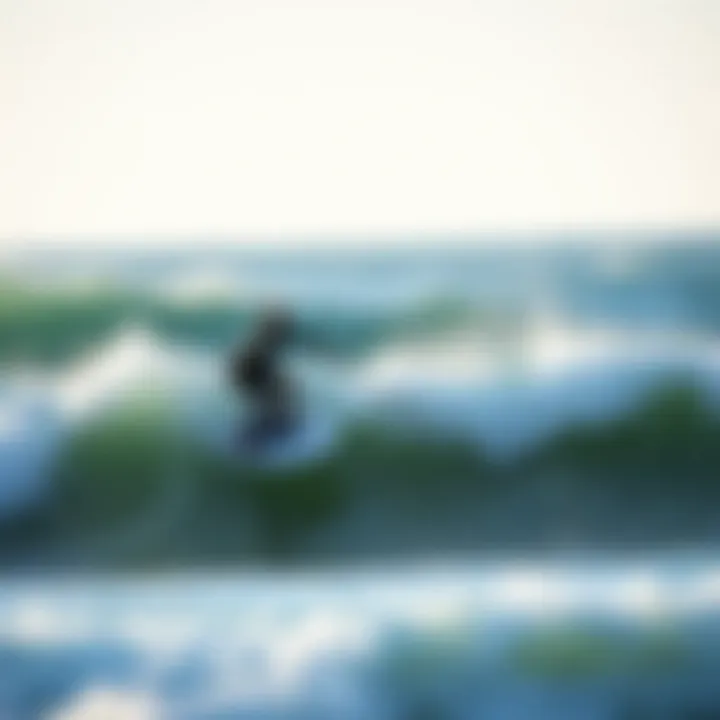 Takuma eFoil navigating waves