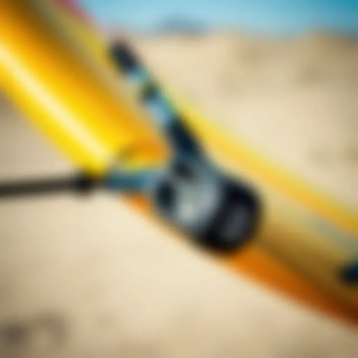 Innovative Features of Ozone Kites Close-up of Ozone kite technology features