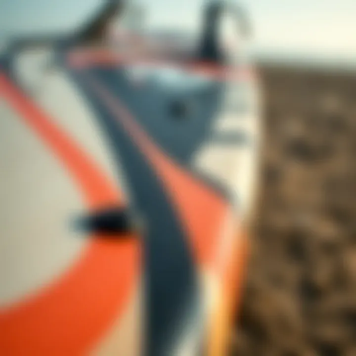 Close-up of slingshot board materials highlighting engineering excellence