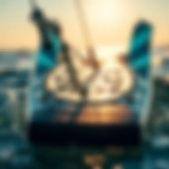 Innovative Hydro Foil Design Close-up of hydro foil design and mechanics