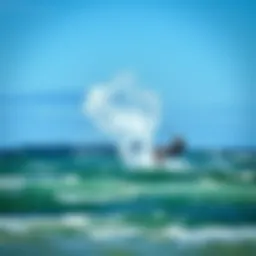 Dynamic wind patterns influencing kiteboarding