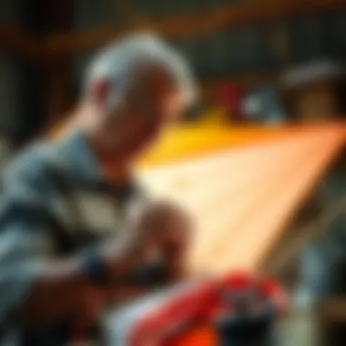 Artisan crafting a kite with precision and care