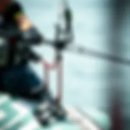 Spreader bar in kiteboarding setup