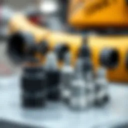 Different types of air pump nozzle adapters