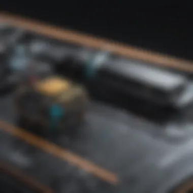 Technological Marvels of Efoil Design Close-up of efoil board components showcasing technology