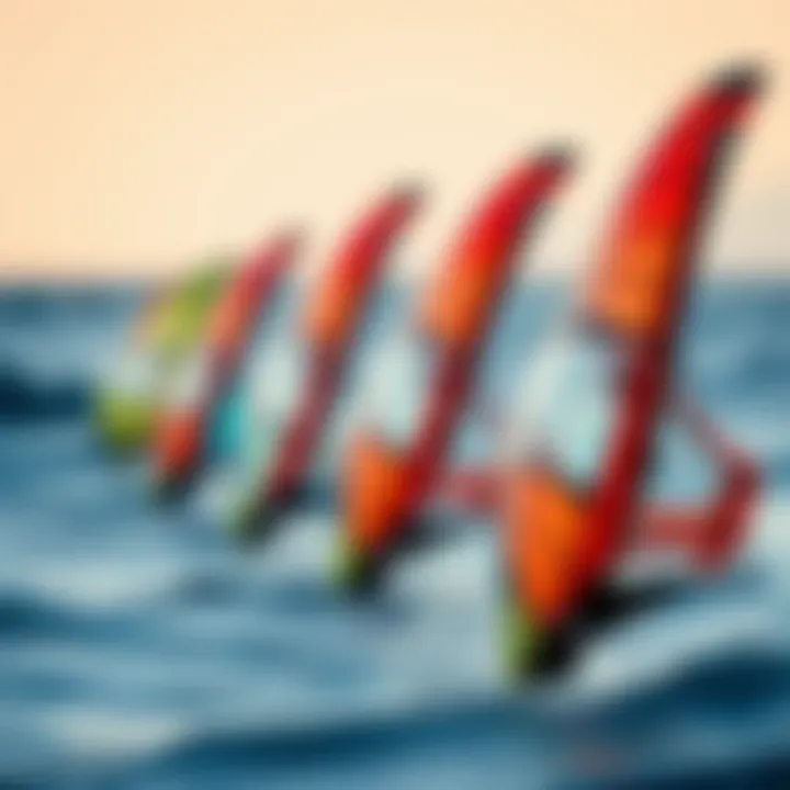 Efoil Designs and Weight Distribution Efoils in various designs illustrating different weight distributions