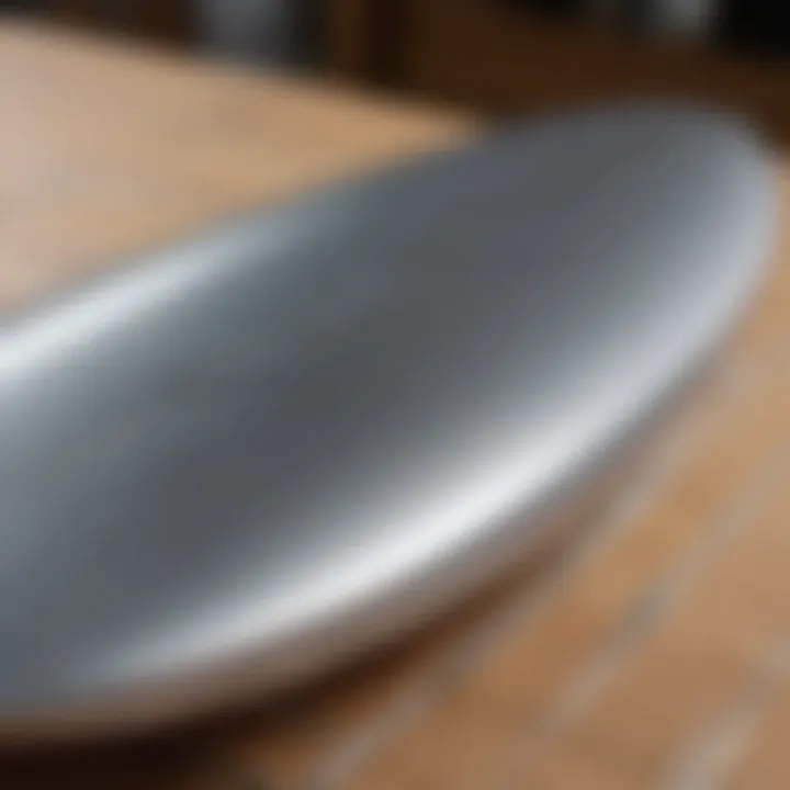 An array of materials used in the construction of foil surfboards, highlighting their uniqueness