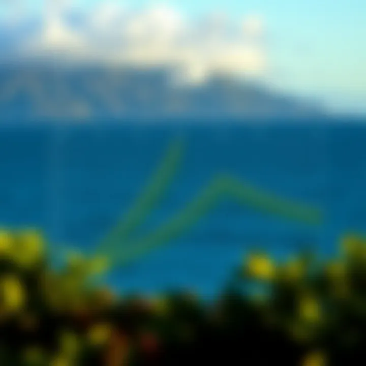 Maui's seasonal temperature variations illustrated on a graph