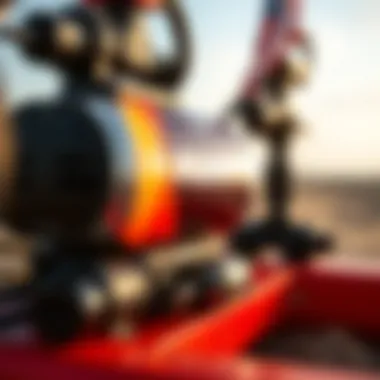 Close-up of pump HD equipment