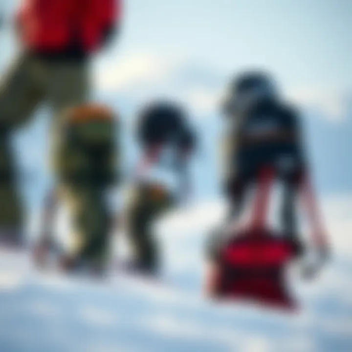 Design Variations of Snow Kite Harnesses Comparison of various snow kite harness designs for different riding styles.