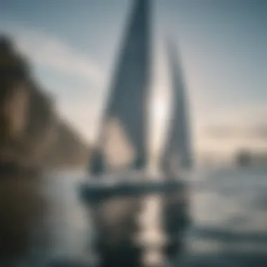 Environmental Impact of Wing Sailing Foils Environmental considerations of wing sailing foils illustrated with nature backdrop.