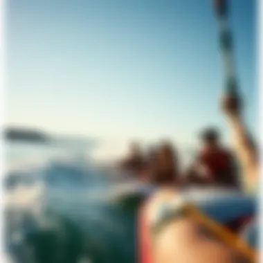 Wakeboarding community engaged in a thrilling session