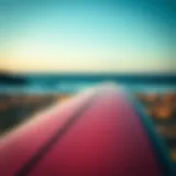 Detailed view of WaveMaster surfboard showcasing its innovative design and contours