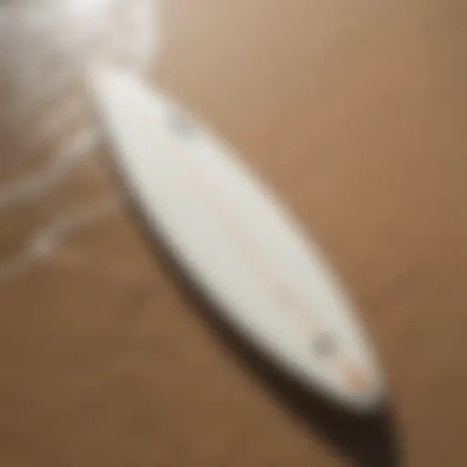 Elegant design of the Waydoo surfboard showcasing its streamlined shape