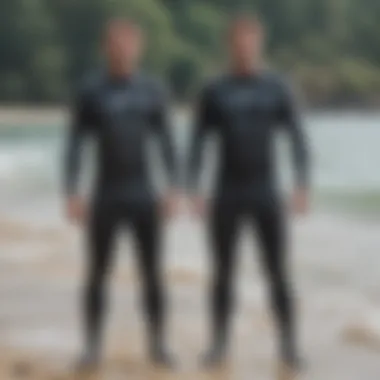Comparison of different wetsuit thickness options
