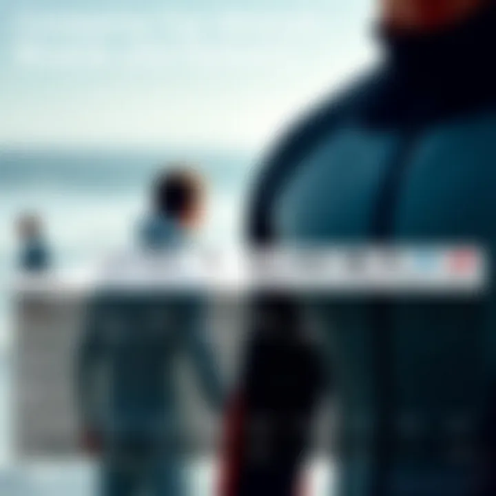 A chart comparing popular wetsuit brands and their features